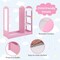 Kids Dress Up Storage Space with 2 Open Shelves and 2 Bottom Storage Layers